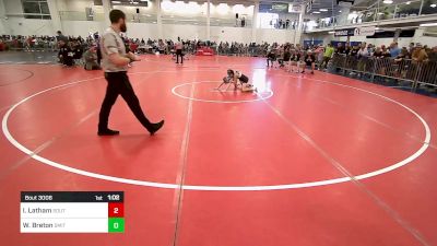 69 lbs Round Of 32 - Isaiah Latham, Southside WC vs Wyatt Breton, Smitty's Wrestling Barn