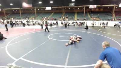 98 lbs 2nd Place - Easten Serrano, Stout Wrestling Academy vs Elijah Zentner, Team Oklahoma