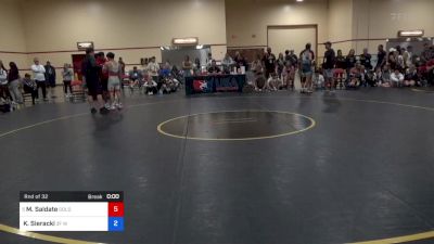 60 kg Rnd Of 32 - Manuel Saldate, Gold Rush Wrestling vs Keagan Sieracki, 3F Wrestling