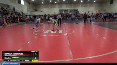 80 lbs Cons. Round 1 - Branlin Hollnagel, Le Sueur Henderson vs Elliott Sterud, Pipestone