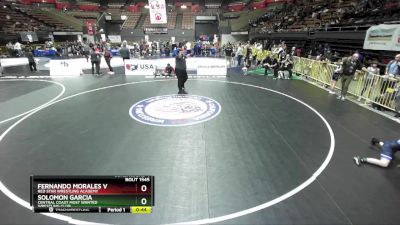 108 lbs Cons. Round 4 - Solomon Garcia, Central Coast Most Wanted Wrestling Club vs Fernando Morales V, Red Star Wrestling Academy