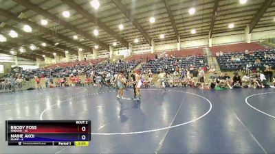 130 lbs Round 1 (6 Team) - Brody Foss, Oregon vs Naihe Akoi, Idaho