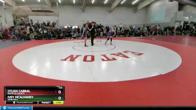 120 lbs Cons. Round 6 - Jylian Cabral, Douglas County vs Ivey McAlhaney, John Mall