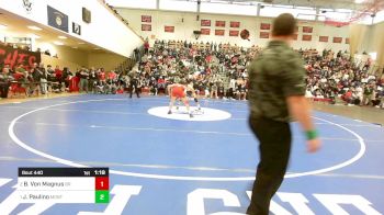 132 lbs Final - Brent Von Magnus, Bridgewater-Raynham vs Jonah Paulino, Montachusett