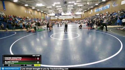 80 lbs Quarterfinal - Cache Hasleton, Charger Wrestling Club vs Blake Mauch, Sons Of Atlas