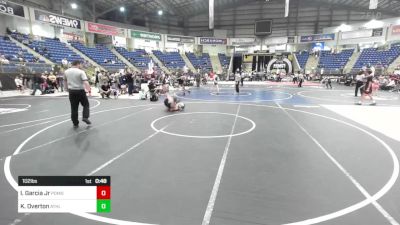 102 lbs Consi Of 8 #1 - Isaac Garcia Jr, Pomona Elite vs Kael Overton, Athlos WC