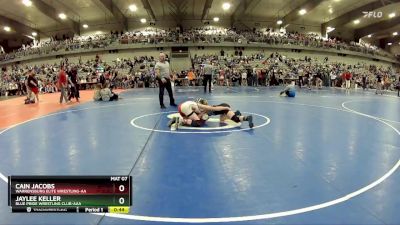 95 lbs Cons. Round 3 - Cain Jacobs, Warrensburg Elite Wrestling-AA vs Jaylee Keller, Blue Pride Wrestling Club-AAA