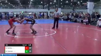 125 lbs Finals (2 Team) - Noah Cannon, VB FIGHTHOUSE vs Billy Ackley, INTEGRITY WC
