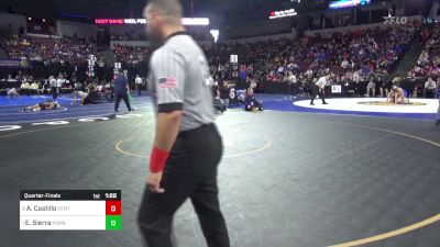 113 lbs Quarterfinal - Anthony Castillo, Central vs Edwin Sierra, Poway