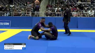 DONALD MARCELIN vs MICHAEL A RAKSHAN-SABETI 2021 World IBJJF Jiu-Jitsu No-Gi Championship