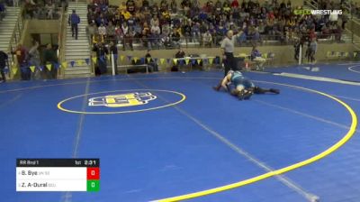 174 lbs Rr Rnd 1 - Brett Bye, South Dakota State Unattached vs Zyire Ardoin-Dural, Briar Cliff University