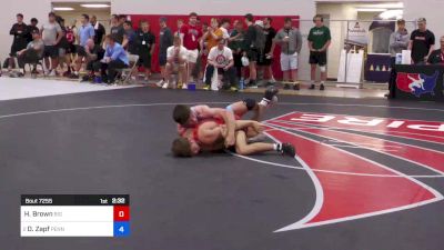 70 kg Quarterfinal - Hayden Brown, Big Dawg Wrestling vs Doug Zapf, Pennsylvania RTC