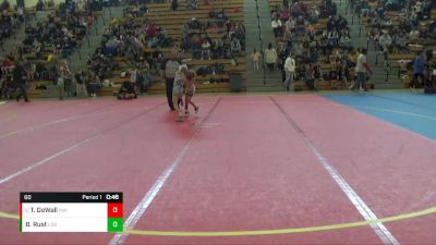 60 lbs Champ. Round 2 - Tayden DeWall, Ironhawk Wrestling Academy vs Beckett Rust, Legends Of Gold