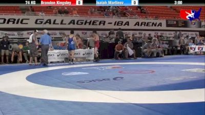 74KG QF Isaiah Martinez vs. Brandon Kingsley