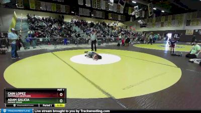 84 lbs Round 1 - Cain Lopez, Perterson Grapplers vs Adam Galicia, Savage House