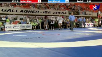 66kg sf Jordan Oliver vs. Brent Metcalf