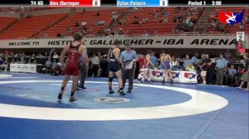 74KG F Alex Dieringer vs. Dylan Palacio