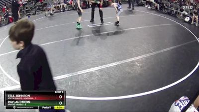 50 lbs Round 3 (6 Team) - Raylan Mixon, Kansas Mamba vs Tell Johnson, South Dakota Lightning