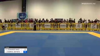 KENNEDY LEONARDO MACIEL vs JOÃO GABRIEL BATISTA DE SOUSA 2020 IBJJF Pan No-Gi Championship