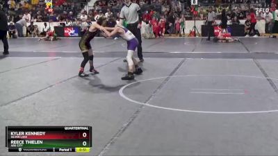 73 lbs Quarterfinal - Kyler Kennedy, Silver Lake vs Reece Thielen, Ark City