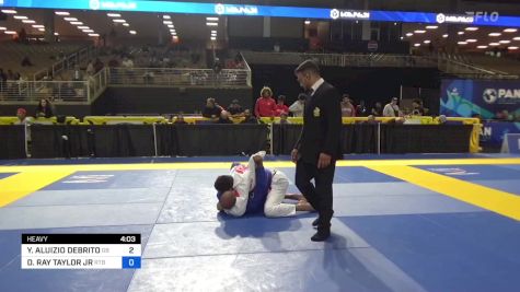 YURI ALUIZIO DEBRITO vs DENNIS RAY TAYLOR JR 2024 Pan Jiu Jitsu IBJJF Championship