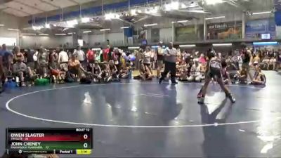 95 lbs Round 3 (10 Team) - John Cheney, Panhandle Punishers vs Owen Slagter, TN Elite