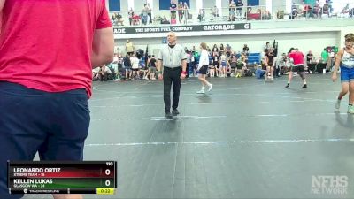 110 lbs Semis & 1st Wrestleback (8 Team) - Leonardo Ortiz, Xtreme Team vs Kellen Lukas, Glasgow WA