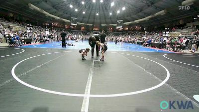 52 lbs Round Of 32 - Callen Carson, Black Fox Wrestling Club vs Barrett Homer, Mustang Bronco Wrestling Club