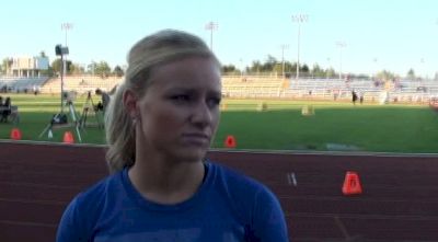 Jenna Martin just misses 400 B standard at 2013 Victoria Track Classic