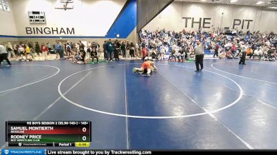 145+ Quarterfinal - Samuel Montierth, Ridgeline vs Rodney Price, Roy Wrestling Club