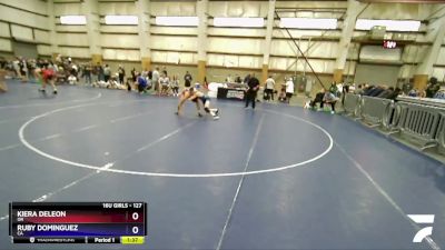 127 lbs 3rd Place Match - Kiera Deleon, OR vs Ruby Dominguez, CA