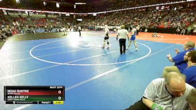 D2-132 lbs Quarterfinal - Kellen Kelly, Saint Croix Falls vs Noah Radtke, River Valley