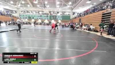 285 lbs Champ. Round 1 - Enrique Hernandez, El Cajon vs Luke Mihele, San Clemente