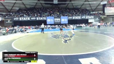 3A 220 lbs Champ. Round 2 - Dre Tarrant Sio-Fetaui, Lincoln (Tacoma) vs Austin Frederick, Mead