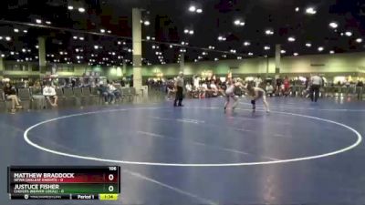 106 lbs Round 4 (16 Team) - Matthew Braddock, NFWA Oakleaf Knights vs Justuce Fisher, CHOICES (Beaver Local)