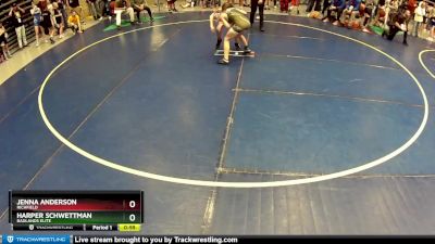 110 lbs Quarterfinal - Jenna Anderson, Richfield vs Harper Schwettman, Badlands Elite