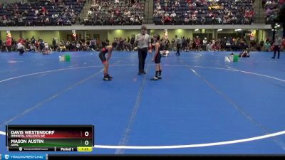 80 lbs Quarterfinal - Mason Austin, ANML vs Davis Westendorf, Immortal Athletics WC