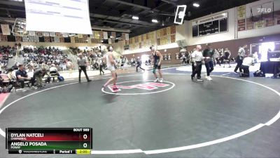 175 lbs Quarterfinal - Angelo Posada, Poway vs Dylan Natceli, Chaparral