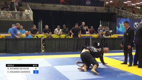 CARLOS EDUARDO SARMIENTO GARCIA vs ANDRÉ RICARDO DA SILVA 2024 Pan Jiu Jitsu IBJJF Championship