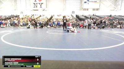 85 lbs Cons. Round 2 - Hudson Kerr, Sandy Creek Wrestling Club vs Noah Winseman, HF-L Wrestling