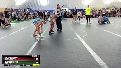 84 lbs Round 2 (8 Team) - Arav Pandey, Terps Xtreme vs Rylan Dennis, FORGE