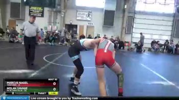 100 lbs Round 3 (8 Team) - Nolan Savage, PA Alliance Blue vs Marcus Nagel, Team Ohio