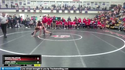 190 lbs Round 1 (16 Team) - Simon Palatchi, Woodward Academy vs John Sams, Glynn Academy