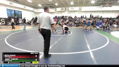 285 lbs Cons. Round 4 - Jerry Carlos, Eisenhower vs Seth Fogle, Centennial