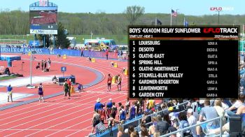 High School Boys' 4x400m Relay, Heat 1