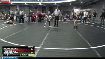 64 lbs Round 4 (8 Team) - Michael Nicosia, Mat Assassins vs London Powell, Roughhouse