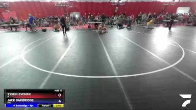 132 lbs Cons. Round 4 - Tyson Zvonar, IL vs Jack Bainbridge, MN