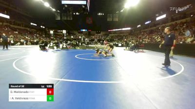 120 lbs Round Of 32 - Delilah Maldonado, Porterville vs Alejandra Valdiviezo, Poway