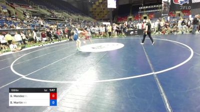 106 lbs Cons 64 #2 - Gary Mendez, Florida vs Benjamin Pepper Martin, West Virginia