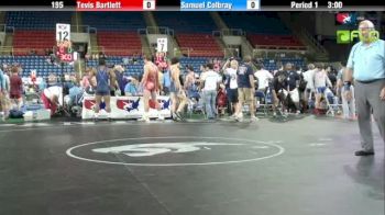 195 lbs match Tevis Bartlett vs. Samuel Colbray